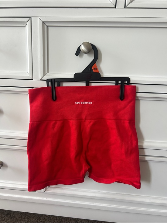 New Balance Pants - New Balance Red Women’s Workout Shorts